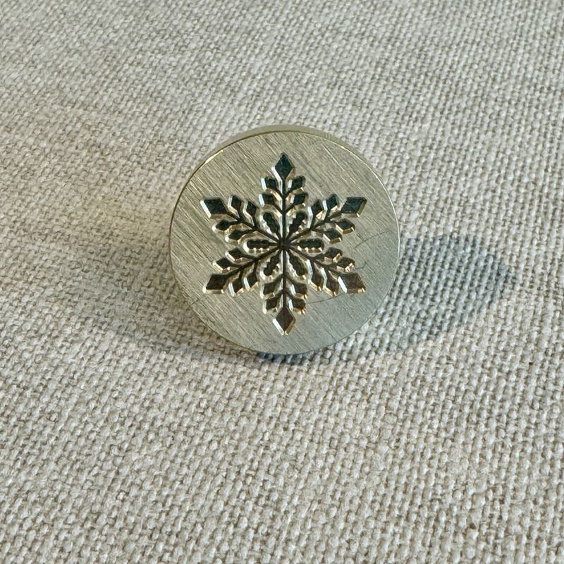 Lakkstempel, sn&oslash;krystall ( 6 stk )