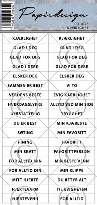 Hovedbilde PD 1625 Kjærlighet ( 6 ...