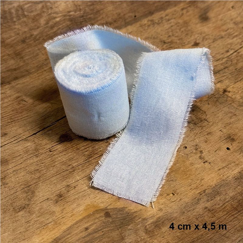 B&aring;nd, lys bl&aring; ( 6 ruller )