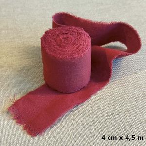 Hovedbilde B&aring;nd, vintage r&oslash;d ( 6 ruller ...