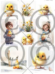 Hovedbilde P&aring;skebarn (25 motivark)