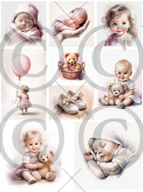 Hovedbilde PD 01454 Babyjente (25 ...
